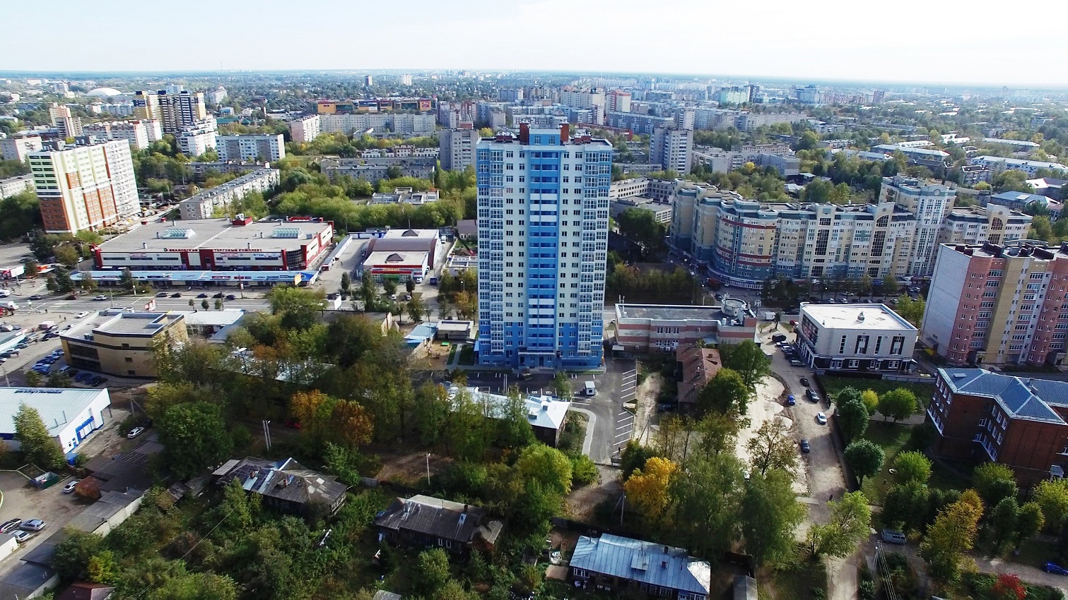Богдана хмельницкого иваново фото Новые аэрофотоснимки жилого комплекса на ул. Богдана Хмельницкого